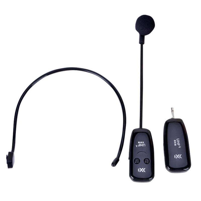 Portable Wireless Microphone Headset Mic for Voice Amplifier Speaker Teaching Tour Guide Mic for speech conference working: Default Title