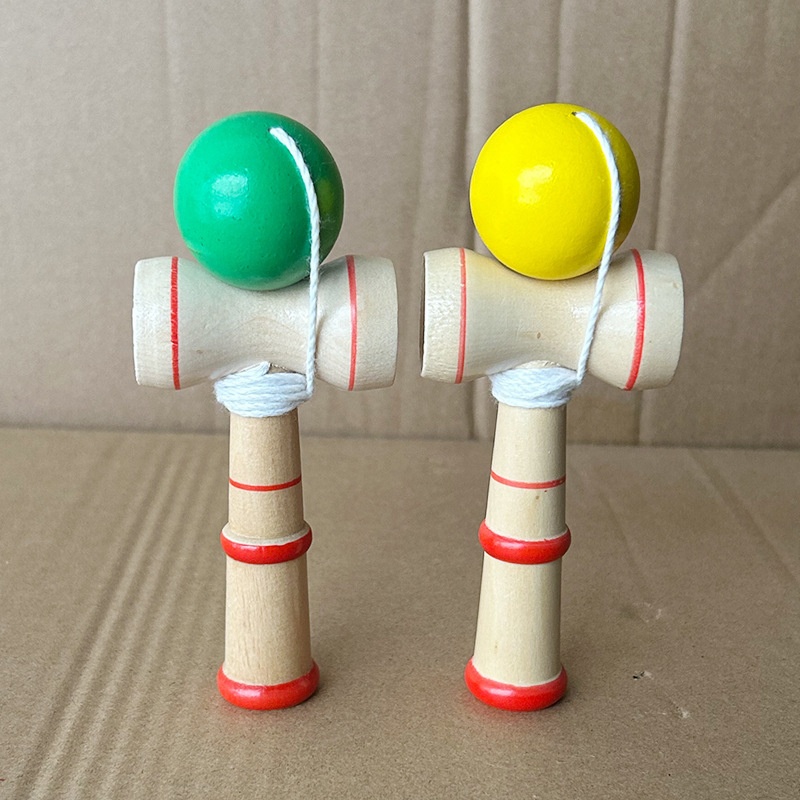 Wooden Traditional Entry Level Skill Ball Toy For Kids Adults Beginners Competitive Training