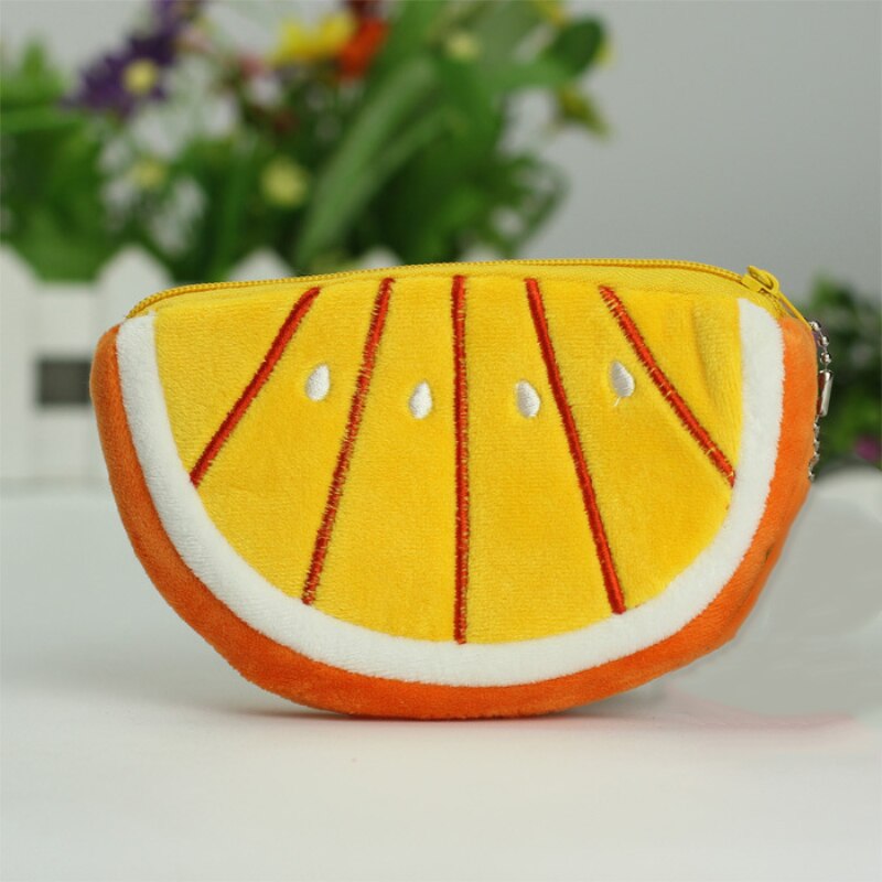 Cute Women Girls Watermelon Bag Coin Purse Favor Fish Extender Handbag Carteira Feminina MSJ99