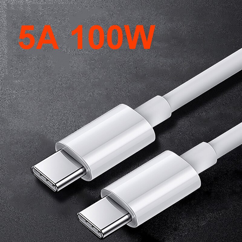 Cable USB tipo C a USB tipo C de 60W, Cargador rápido USBC PD, Cable de USB-C tipo c para Xiaomi mi 10 Pro, Samsung S20, Macbook, iPad