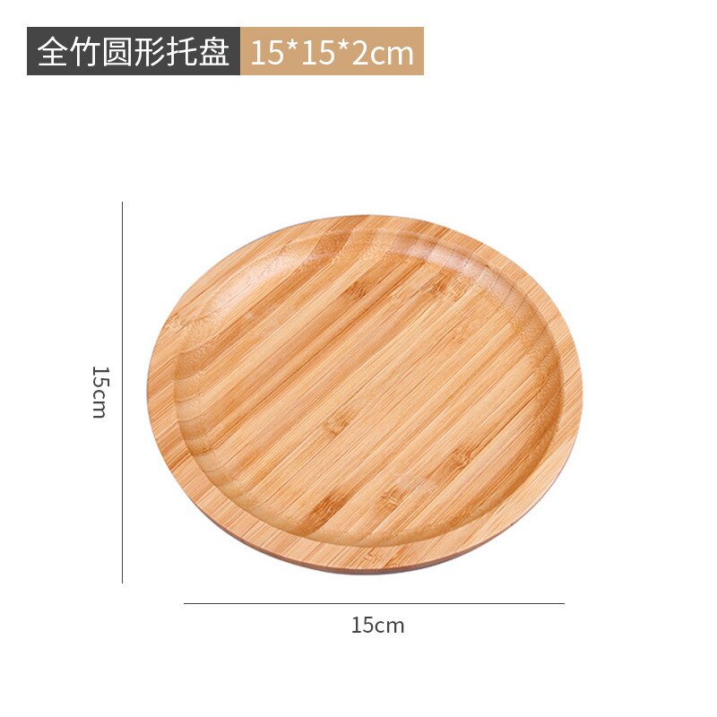 Bamboo Tray Home Restaurant Tea Set Tray Hotel Rectangular Refreshment Tray Simple Japanese Bamboo Fruit Tray Tea Tray: B1