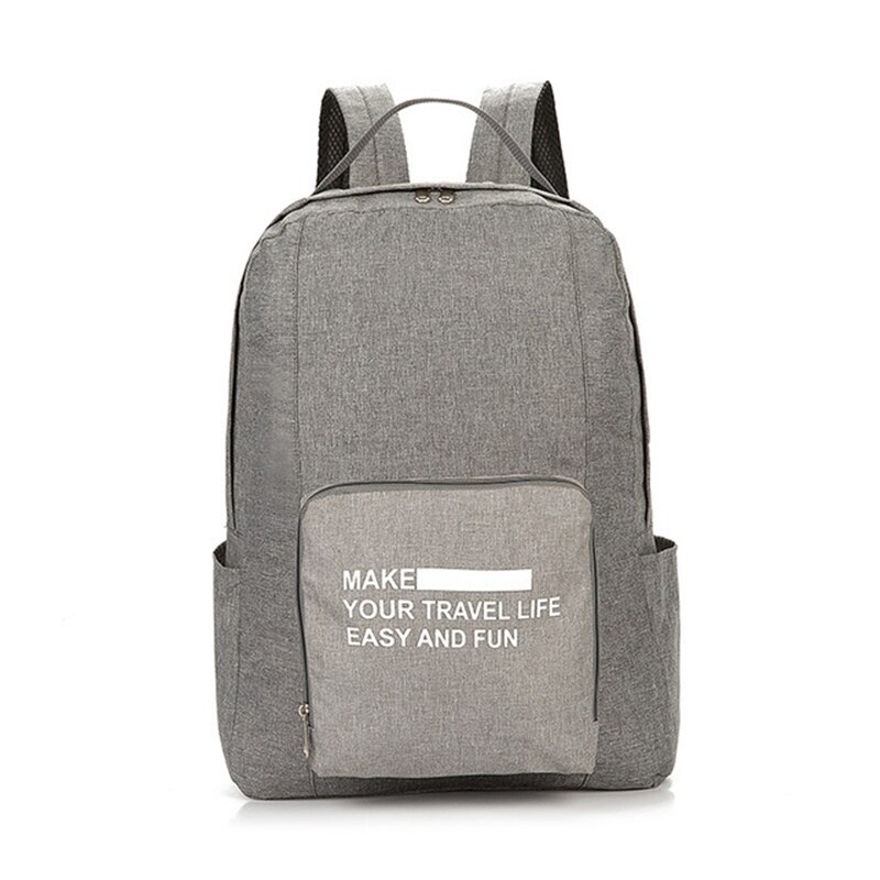 Men Travel Bags WaterProof Nylon Folding laptop Bag Large Capacity Bag luggage Travel Bags Portable women Handbags: Gray A