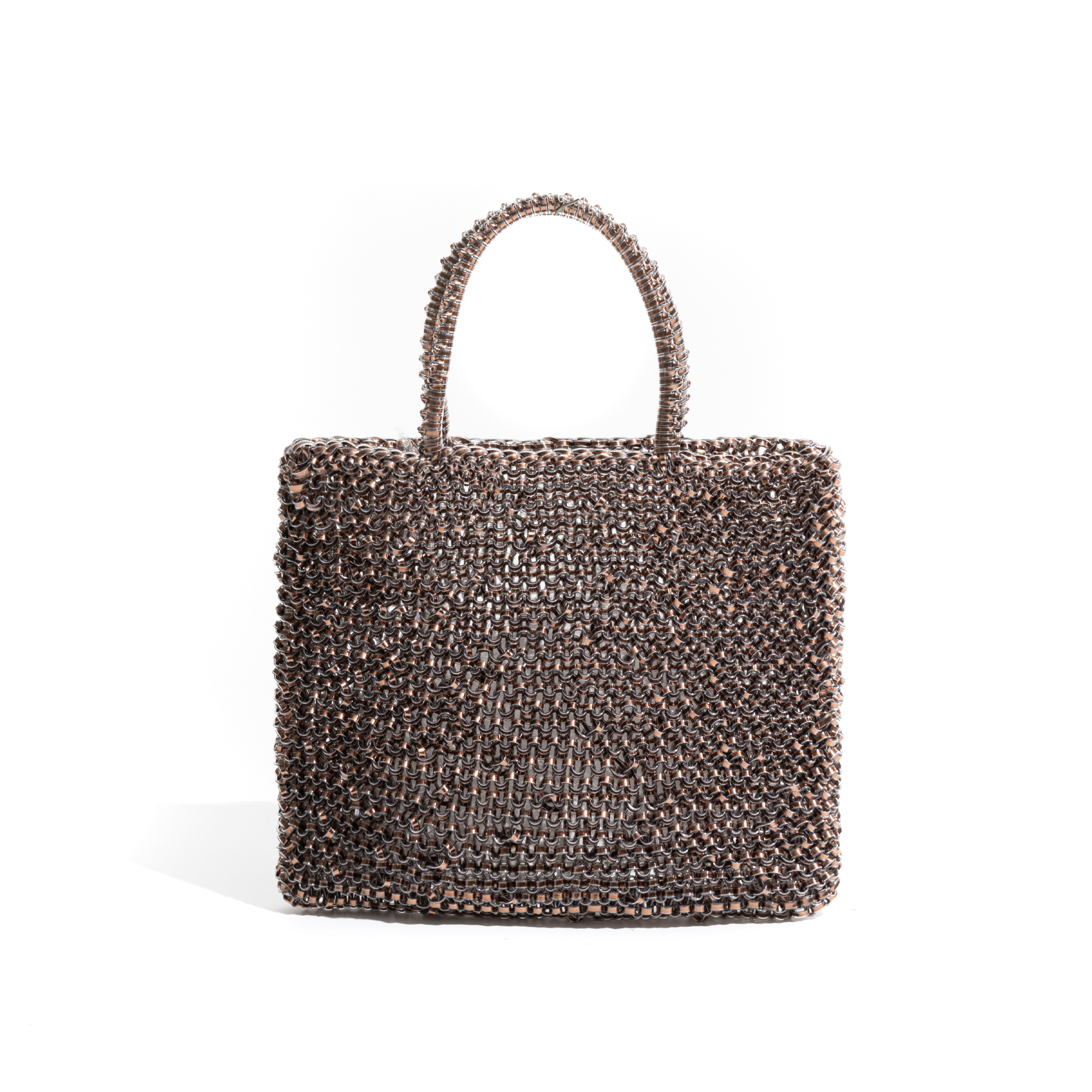 Lyxig trendig märkesväska i pvc för små hobos för damer, kvällsfest, clutch, telefonväska, enfärgad, elegant, enkel tote-väska: Brun