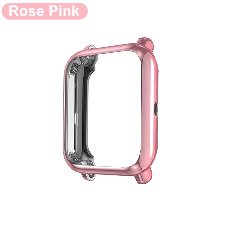 Amazfit Bip U S Lite futerał ochronny z folią do akcesoriów Amazfit GTS 3 2 Mini Bumper TPU obudowa ochronna