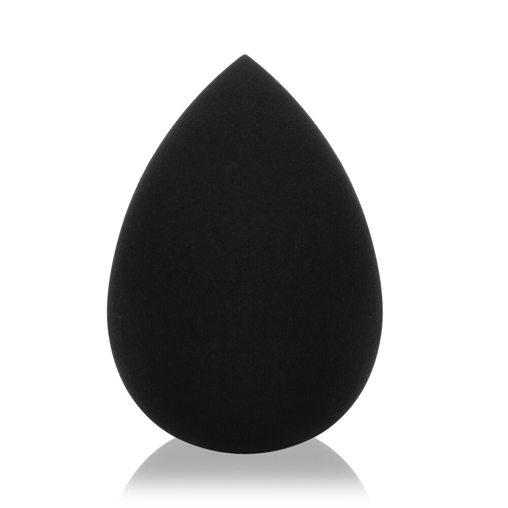 1 Pc Zwart Gezicht Make-Up Spons Puff Facial Contour Droog Nat Mengen Glad Cosmetische Rookwolken Multifunctionele Make-Up Accessoires: Waterdrop