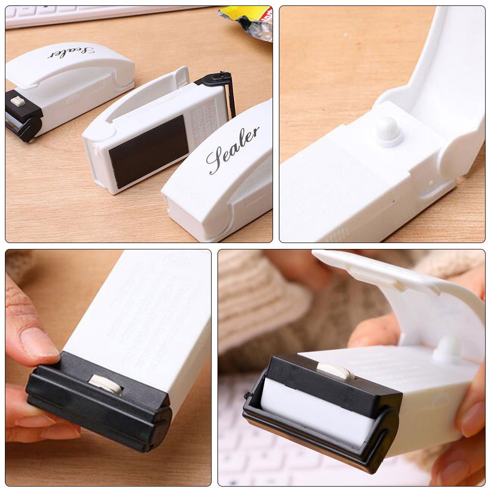 1 Pc Chic Convenient Potable Sealing Tool Small Sealer Machine Food Preservation Capper for Home Indoor Food Snack