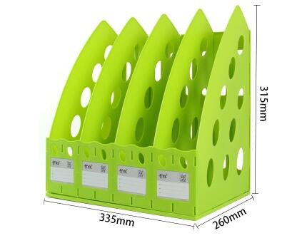 Document Stand Holder Office Desktop Plastic Tray File Holder Rack Storage Suppiles Book Magzine File Organizer Tray Rack Shelf