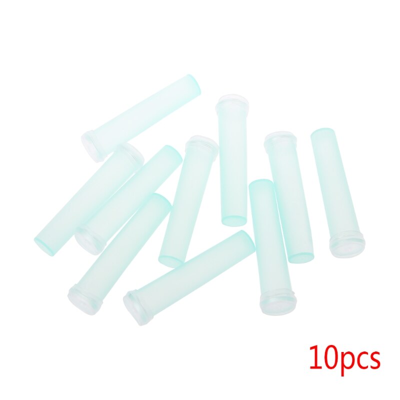 Tubo de Nutrición de flores de plástico, contenedor hidropónico para mantener fresco, 10/20 piezas: 10pcs(1.8x7cm)