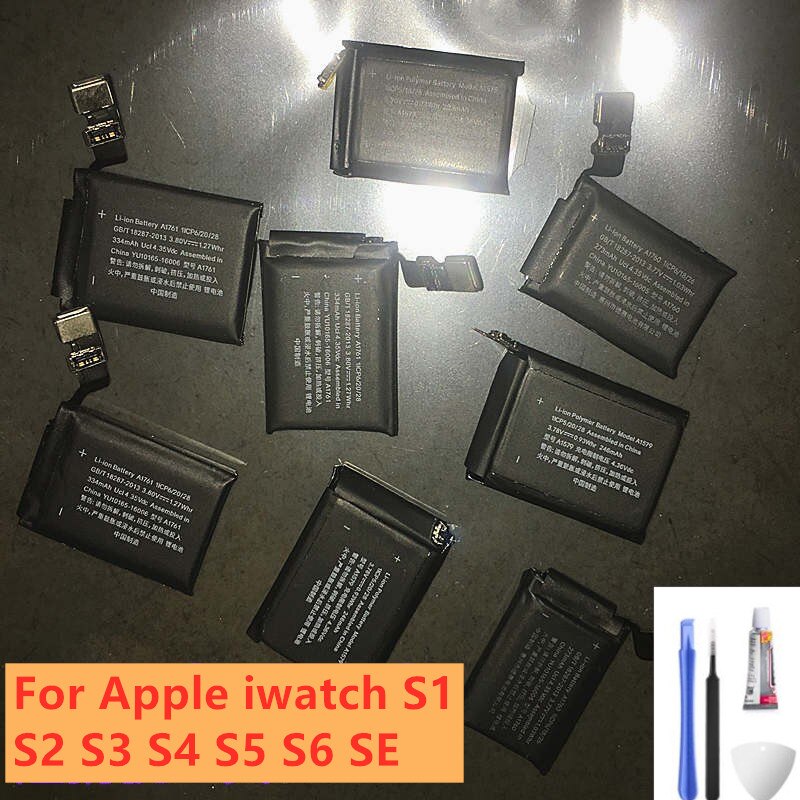 Battery For Apple Watch Series 1 2 3 4 5 SE 6 44mm 42mm Replacement Bateria For iWatch S1 S2 S3 GPS LTE S4 S5 S6 38mm 40mm