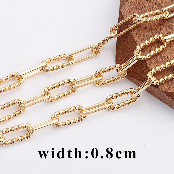 YEGUI C131,jewelry accessories,diy chain,18k gold plated,0.3 microns,jewelry making,diy bracelet necklace,hand made,1m/lot: C13109