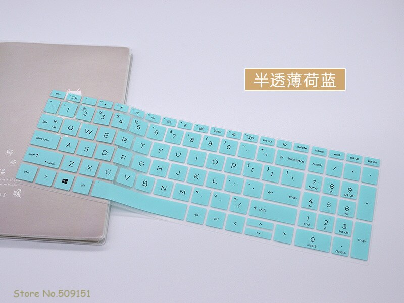 15.6 inch Silicone Laptop Keyboard Cover Skin Protector For HP Probook 650 G8 / Probook 450 G8 15" Notebook: Skyblue