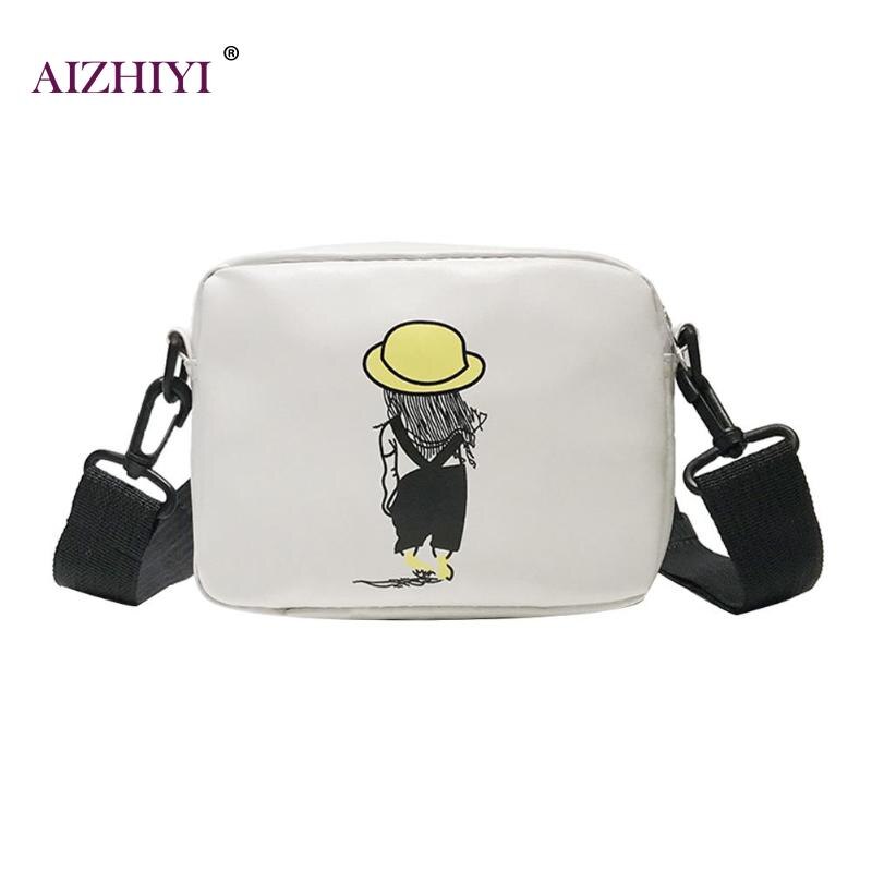 Mulheres dos desenhos animados impressão praça bolsas de ombro mensageiro casual couro do plutônio feminino crossbody sacos bolsa feminina mujer: 04