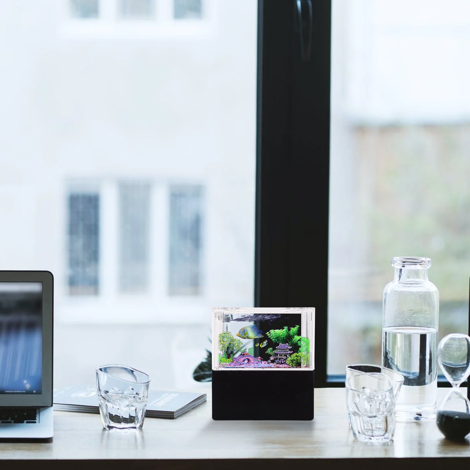 1pc Multifunctional Fish Tank Simple Style Fish Container Goldfish Container