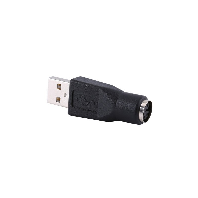 Kebidu USB zu PS/2 Adapter Männlich Zu Weiblich Konverter Für PC zu Sony PlayStation2 ps2 Tastatur Maus für spiele Verwenden anschluss: Schwarz