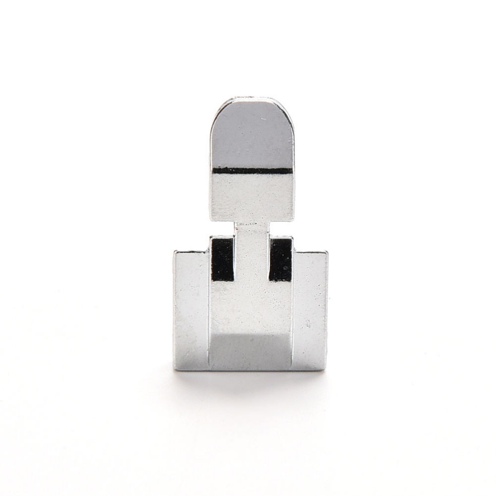 2 laterales de metal cremallera prensatelas pie para la máquina de coser Snap-on Brother Singer Janome accesorio de costura