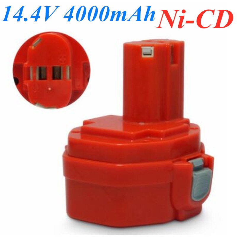Alkuperäinen 14.4 voltin 4000 mah ni-cd sähkötyökalun akku makita 14.4v akku makita  pa14,1422,1420 192600-1 6281d,6280d