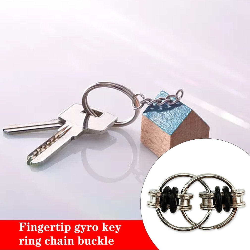 Flippy Chain Fidget Toy Perfect for Anxiety and Autism - Bike Chain Fidget Stress Reducer for Adults and Kids