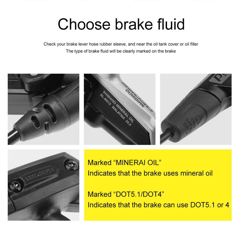 kit di spurgo dell'olio del freno a discoteca idraulico per bicicletta universale per Magura Mula Hayes strumenti di riparazione del freno della bici utili