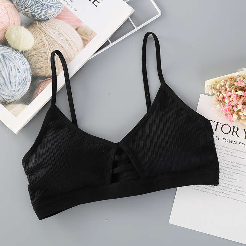 Sexy Bralette Push Up Bra Bras for Women Fitness Tops Brassiere Bralette Underwear Bralet lingerie soutien brallete Sport Top: Black