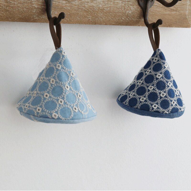 Bordado japonés para cocina, tapa triangular antiquemaduras con asa para olla, aislamiento térmico, guantes de tela, chaqueta para olla