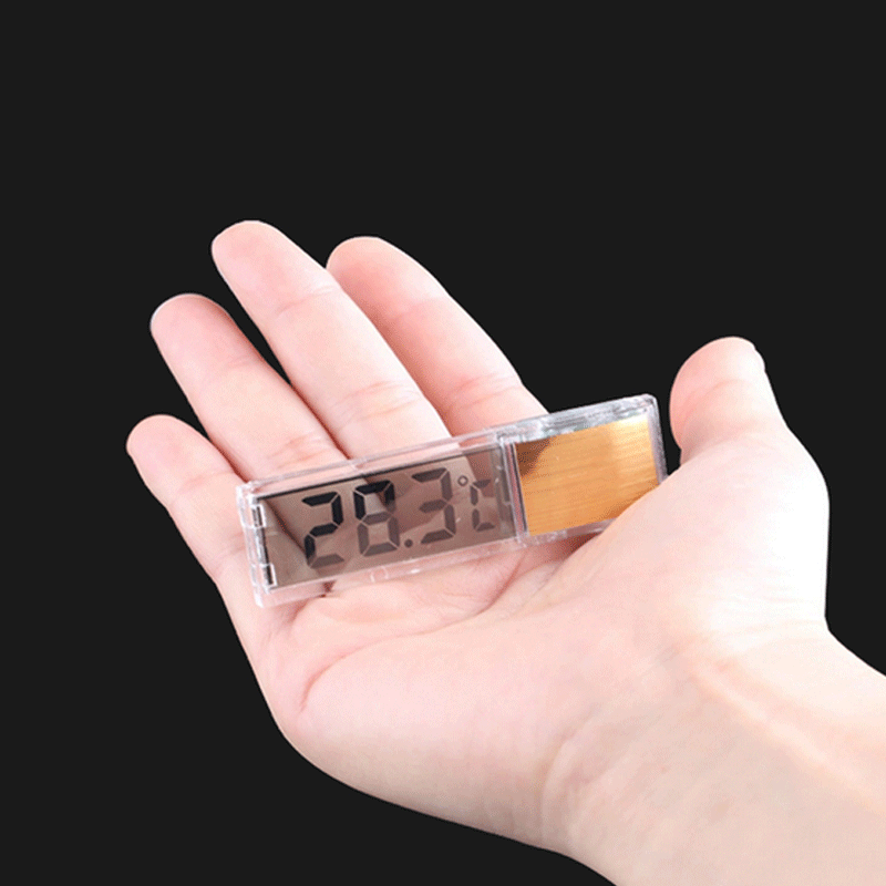 LCD 3D Digital Thermometer Waterproof Freezer Aquarium Thermometer 2 Seconds Digital Sensor Weather Fish Tank Fish Shrimp Turtle