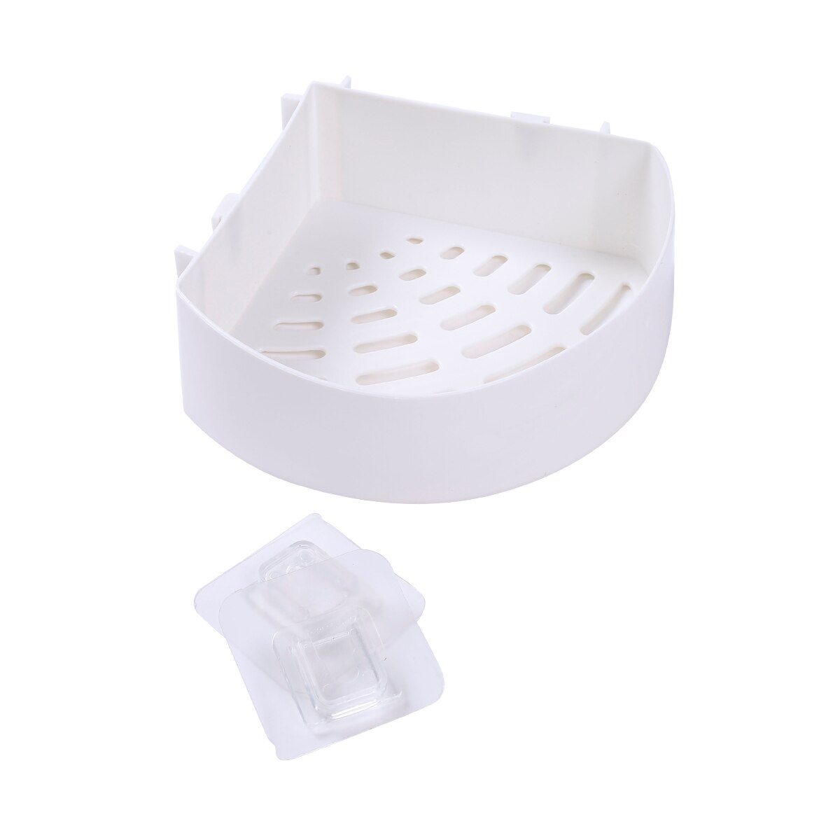 Traceless Suction Cup Corner Shower Shelf Bathroom... – Grandado