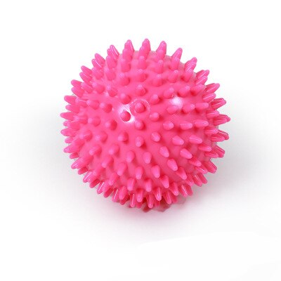 Duurzaam Pvc Spiky Massage Bal Trigger Point Sport Fitness Hand Foot Pain Relief Fasciitis Plantaris Reliever Egel 7Cm Ballen: WHITE