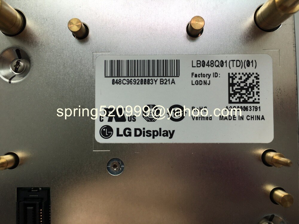 100% Originele Auto Navigatie 4.8 "inch Kleine Lcd-scherm LB048Q01 (TD) (01) LB048Q01-TD01 LB048Q01 TD01LCD Panel