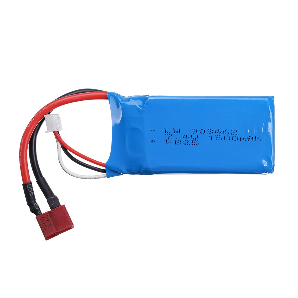 7.4 V 1500 Mah Lipo Batterij Voor FT009 Rc Boot Speedboot 12428 12423 Batterij Lipo 2S 7.4 V 1500 mah 2S Ket/Jst/T/XT60/El Plug