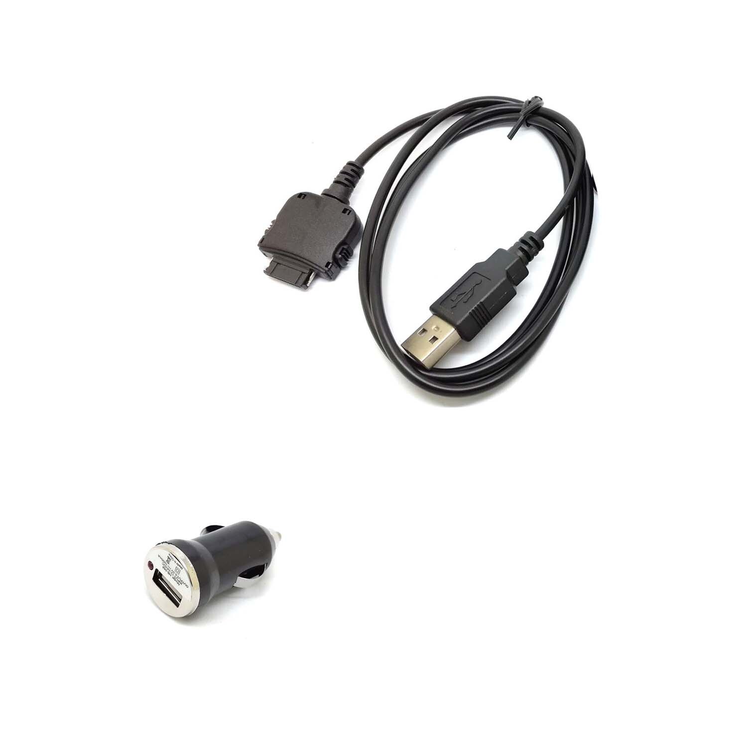Usb datasynkronisering og veggladerkabel for hp ipaq  hx2110/hx2115/hx2190/hx2195 h2210/h2215 hx2410/hx2415/hx2490/hx2495 hx2710/hx2715: Billader