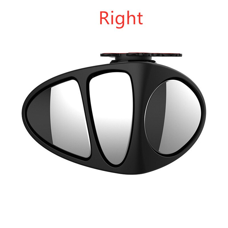3 In 1 Car Blind Spot Mirror 360 Rotation Adjustable Rear View Front Wheel Mirror Wide Angle anti-collision driving safety: right