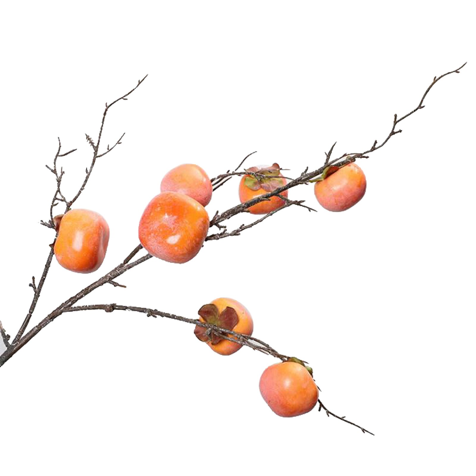 Berry Persimmon Branch Simulation Fruit Seed Artificial Flowers for Table Living Room Home Decor Wedding Decoration Indoor