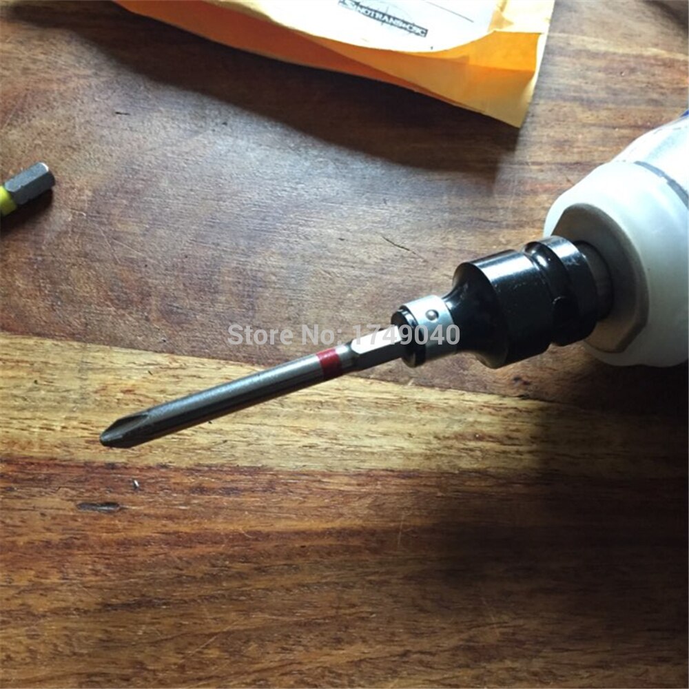 Quick Release Screwdriver Bit Conversion Tool Adaptor 1/2" Inch Square Dr to 1/4" Inch Hex Shank Power Impact Socket Adapter