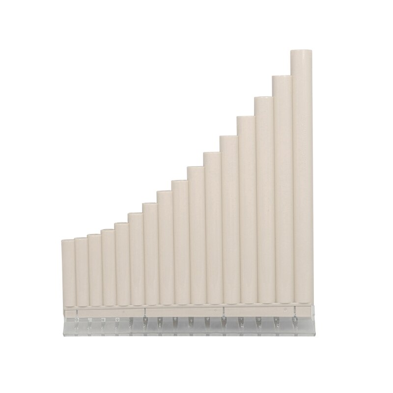 Y1UC 16 Pipes Pan Flute C Tone 16 Tubes Panpipes Panflute for Beginner Students Musical Instrument