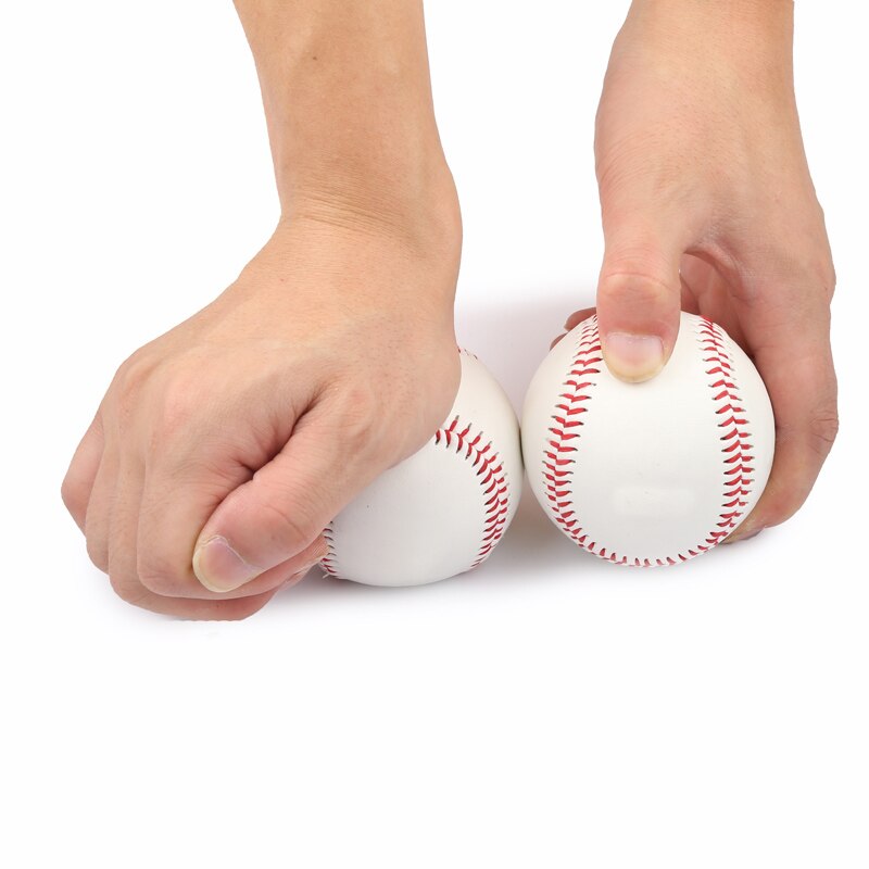 Bolas de béisbol de 9 "hechas a mano, PU suave y duro, PVC, entrenamiento, ejercicio