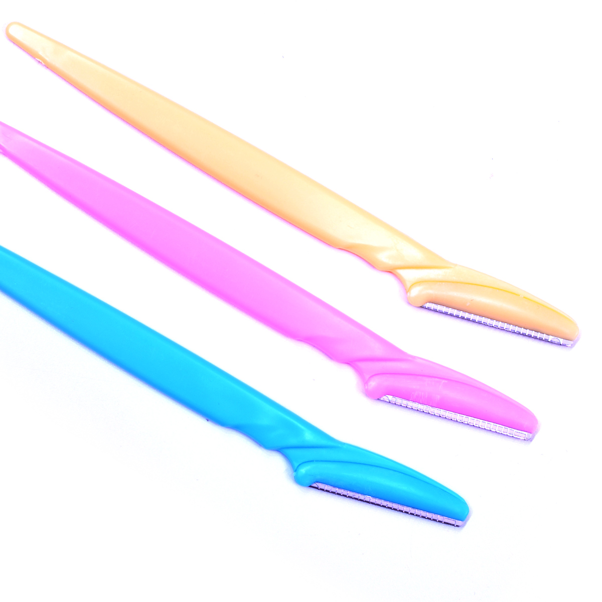 WUF 3PCS/Lot Women Facial Face Razor Eyebrow Trimmers Blades Shaver Makeup Beauty Tools