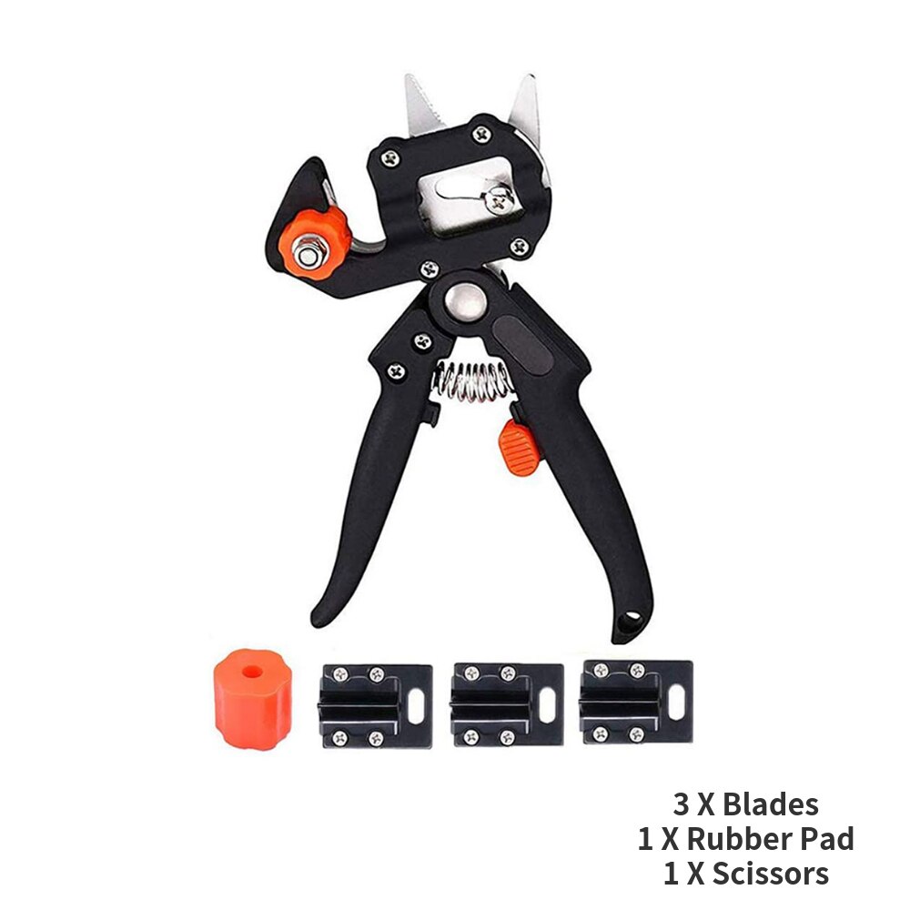 Garden Grafting Pruner Grafting Set Kit Farming Fruit Tree Pruning Shears Scissor Vaccination Plant Fruit Tree Cutting Machine: C