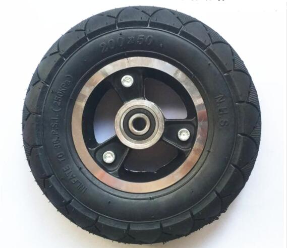 Rueda delantera y sólida de aire de 200x50 para SPEEDWAY RUIMA MINI IV pro, piezas de repuesto para patinete eléctrico de 8 pulgadas: solid tyre wheel