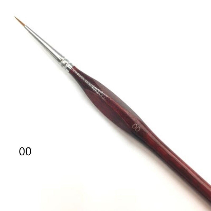 Nylon Hair Paint Brush Hook Line Pen Detail Art Nail Brushes for Acrylic Watercolor Oil DC120: 8