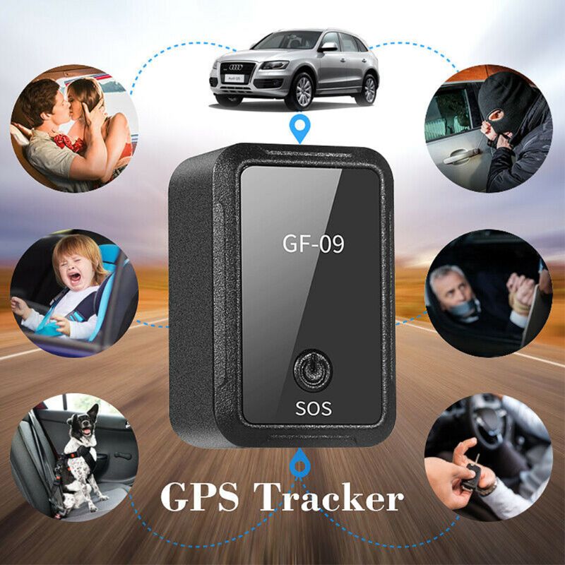 Gf09 mini bil app gps locator adsorptionsoptagelse anti-drop enhed stemmestyring optagelse i realtid sporingsudstyr