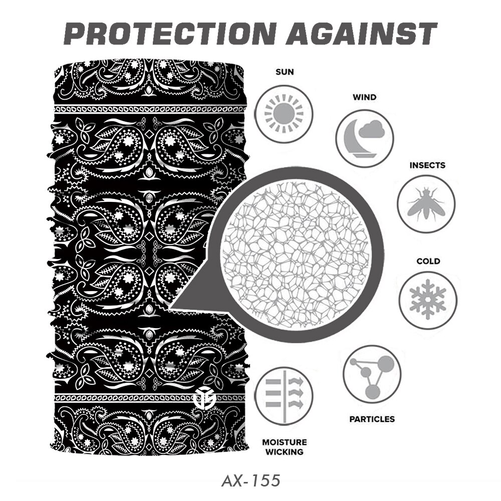 3d sømløs magisk bandana hals gamasje tube ring ikke falmet hodeskjold sykkel sykling vindtett halv ansiktsmaske mykt skjerf menn kvinner