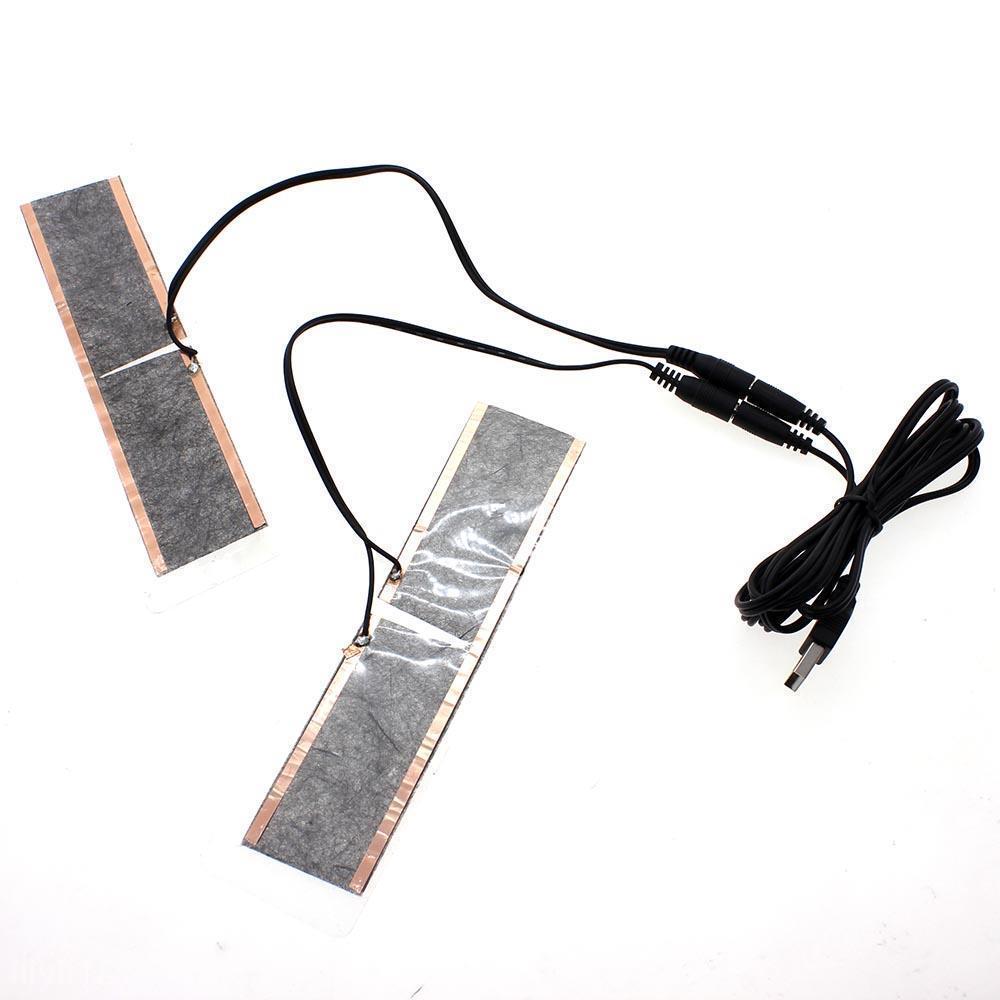 5V USB Elektrisch Beheizt Einlegesohlen Fuß Wärmer Beheizten Stiefel Schuhe Pads Winter draussen Ski Erwärmung Einlagen Wasserdicht Heizung Handschuhe