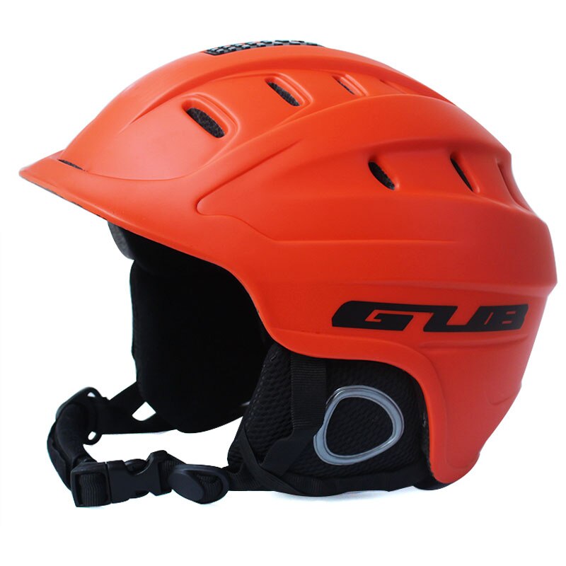 Half-covered Integrally-molded CE Ski Helmet for man women skateboard Skiing Helmets Snowboard Bicycle Sports helmetm Mens: Orange