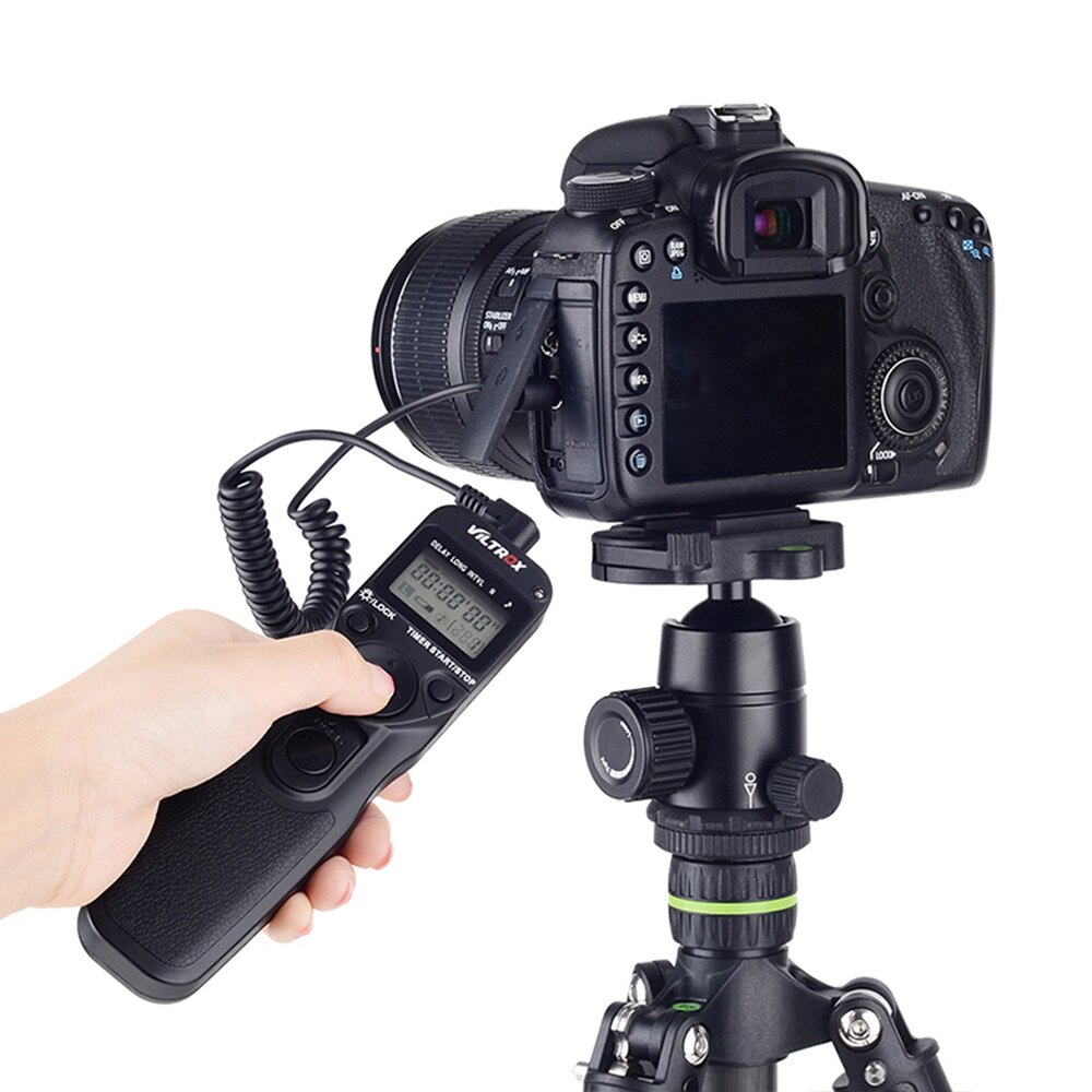 Viltrox-cámara inalámbrica JY-710-C3, temporizador LCD, Control remoto, disparador, para Canon 50D, 30D, 40D, 7D, 7DII, 5D, 6DII, Mark IV, 5diii