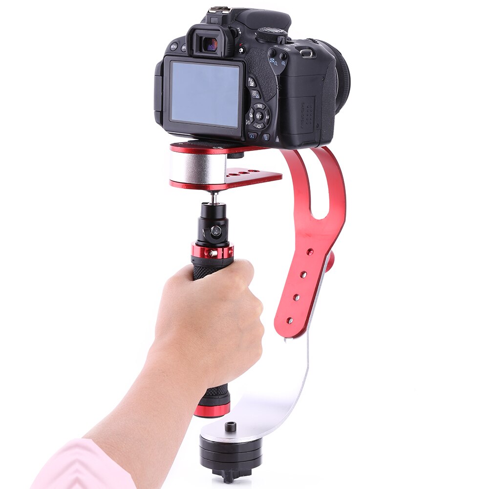 Professionele Handheld Video Stabilizer Dv Camera Hand Grip Stabilisator Ondersteuning Mount Houder Voor Dslr Camera