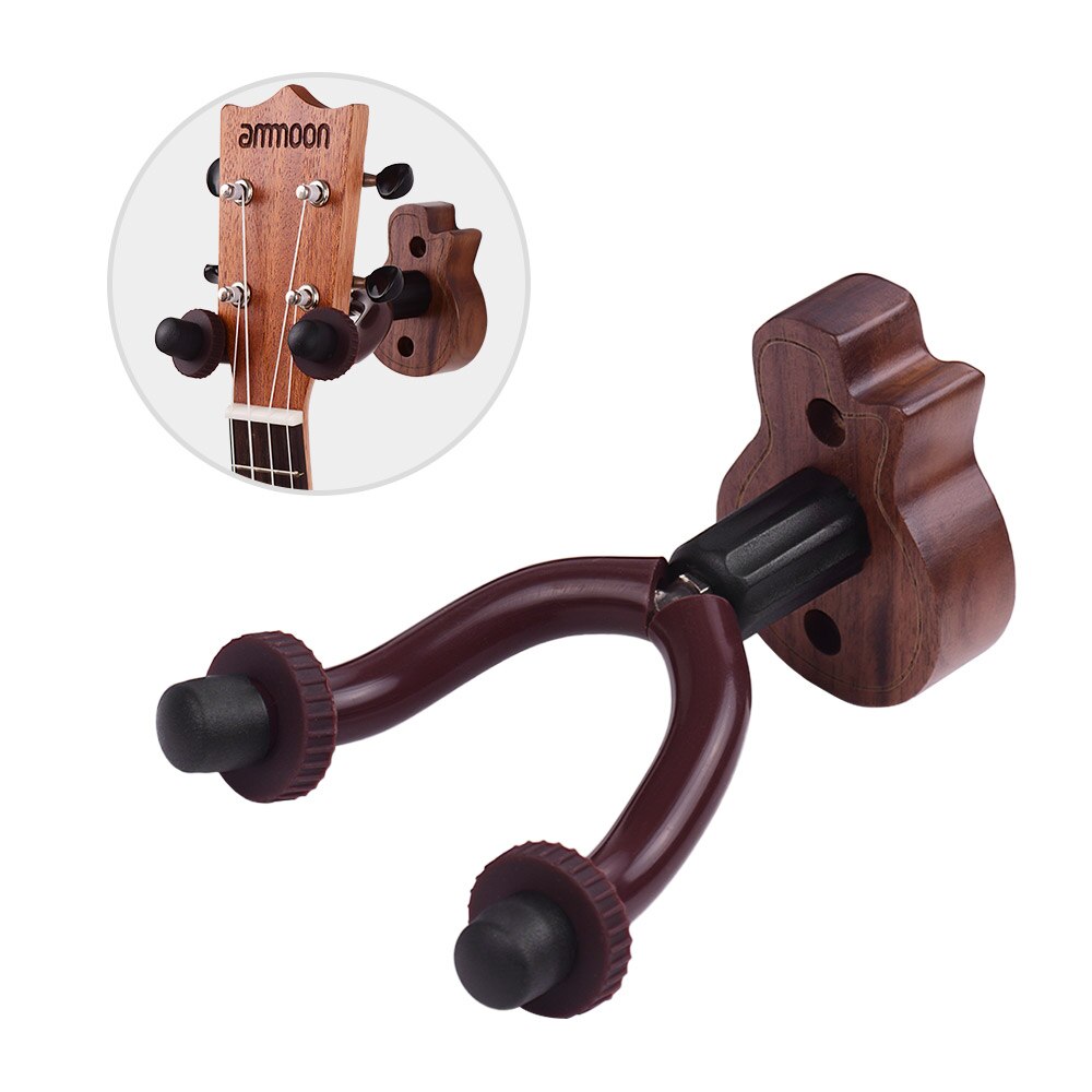 Ammoon Guitar Hanger Hook Holder Wall Mount Stand for Electric Acoustic Guitars Bass Ukulele Guitar Accessories guitar parts: Type 1