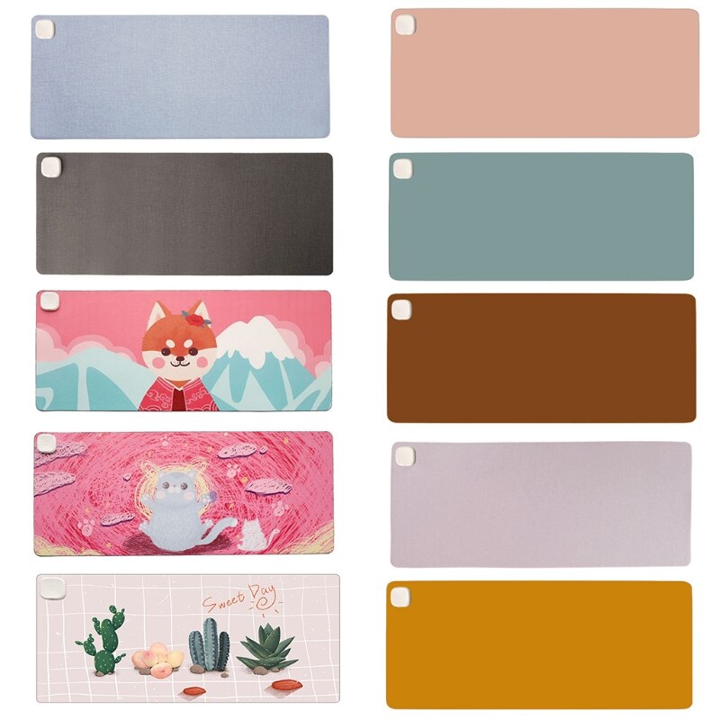 Warm Desk Pad, 3 Speeds Touch Control Warm Big Mouse Pad, Extended Edition Gaming Mouse Mat, Foot Warmer Pad