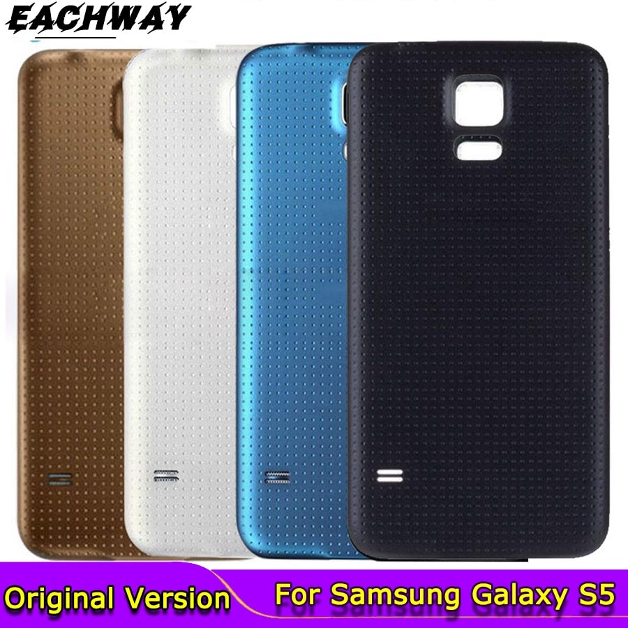 S5 / S5 Mini Voor Samsung Galaxy S5 I9600 G900 G900F Back Cover Deur Achter Behuizing Case Voor Samsung S5 mini G800 Batterij Cover