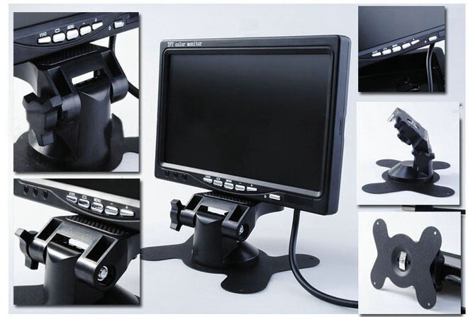 7 zoll TFT LCD Auto Kopfstütze Anzeige Monitor Rückansicht Anzeige und Wifi Rückseiten-unterstützung Kamera Auto TV Anzeige