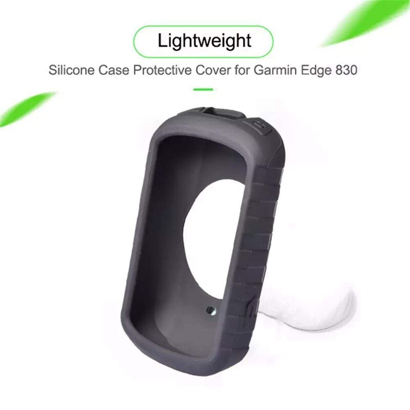 Silikone cover til garmin edge 830 gps cykelcomputersystem beskyttelsesetui skridsikker beskyttende blødt cover